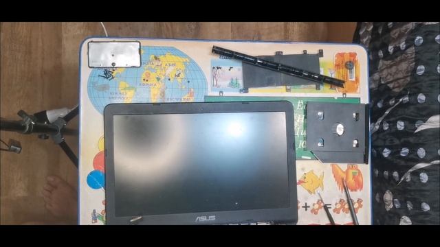 Asus k556u разборка и замена матрицы