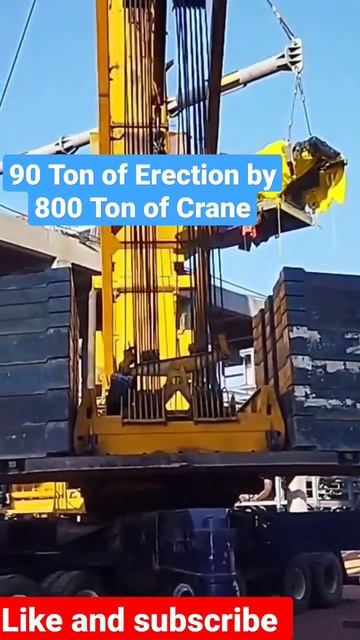 #Erection of 90 Ton of Equipment by 800 Ton of Crane