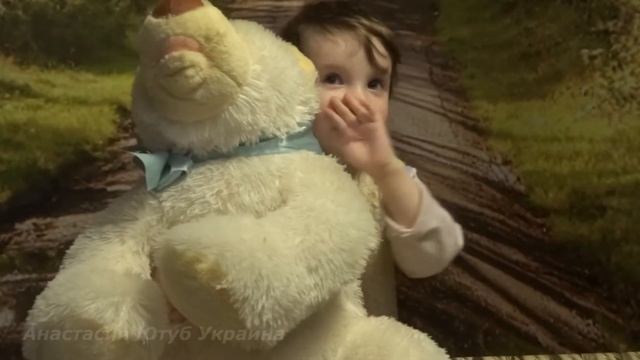 Bear video Ведмідь відео гра МИШКА и НАСТЯ цікавий огляд іграшки Ведмедь Настя