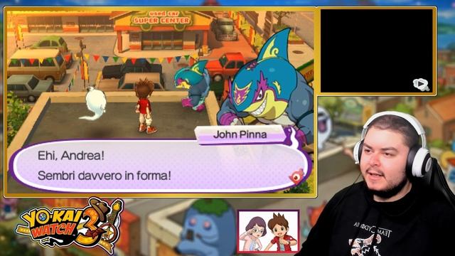 RYBELLO E JOHN PINNA - YO-KAI WATCH 3 - Episodio 98