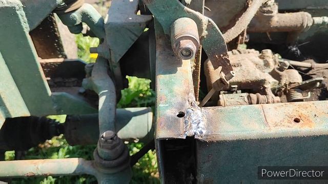 Порвало раму на мини тракторе ЯЩВЕР