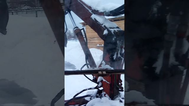 Убираем снег, руками лень