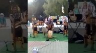 мини-концерт индейцев рядом с скк "Вулан
