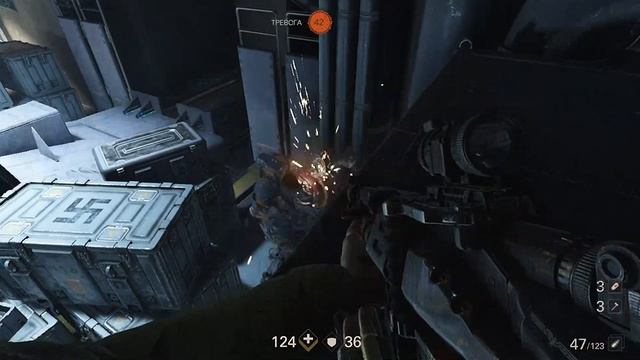 Wolfenstein 2. Капитан Уилкинс, эп. 2. Остров Кадьяк.