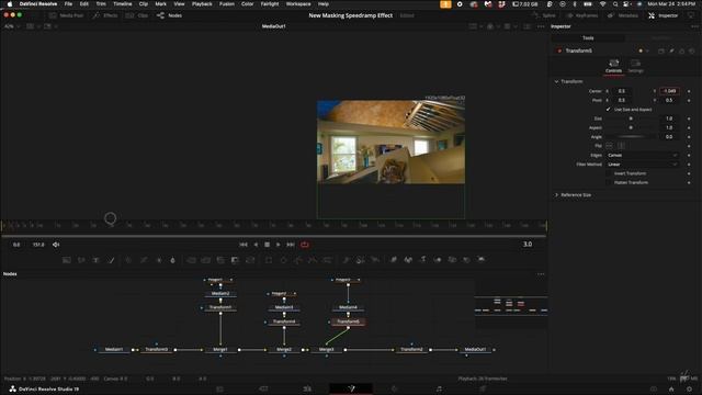 Создание коллажа с эффектом SPEED RAMP в Davinci Resolve 20