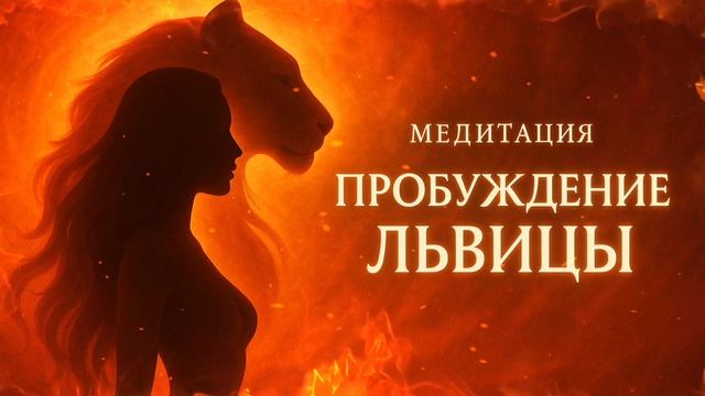 Медитация "ПРОБУЖДЕНИЕ ЛЬВИЦЫ" 🐾🔥