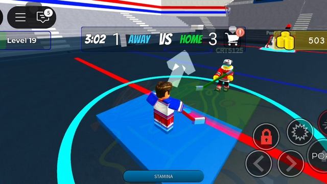 играю в уличный хоккей 3 на 3