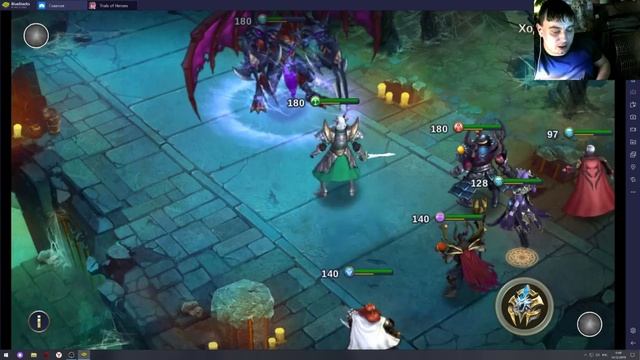 Играем в Trials of Heroes: Idle RPG/новый ивент свитки и поднятия разрухи и эреба как и обещал)