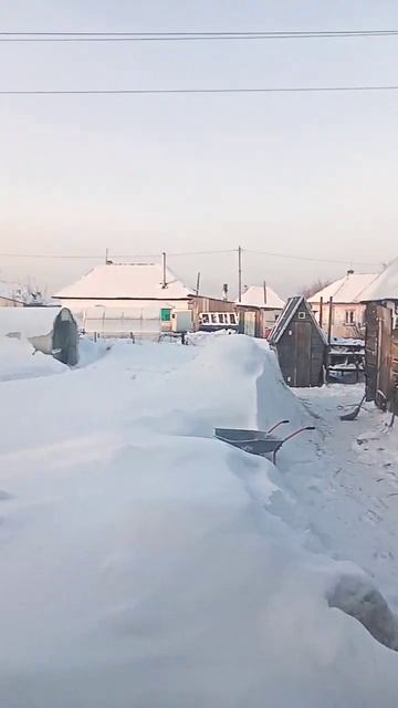 за окном минус 30 мороза