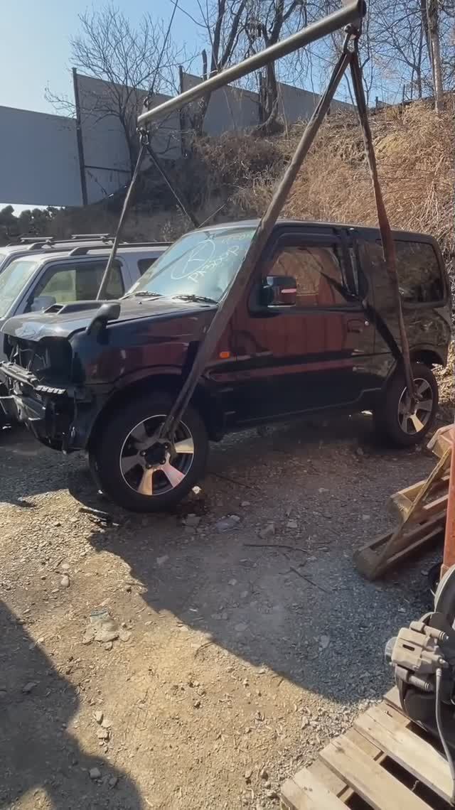 Забрали с таможни Suzuki Jimny, в разбор