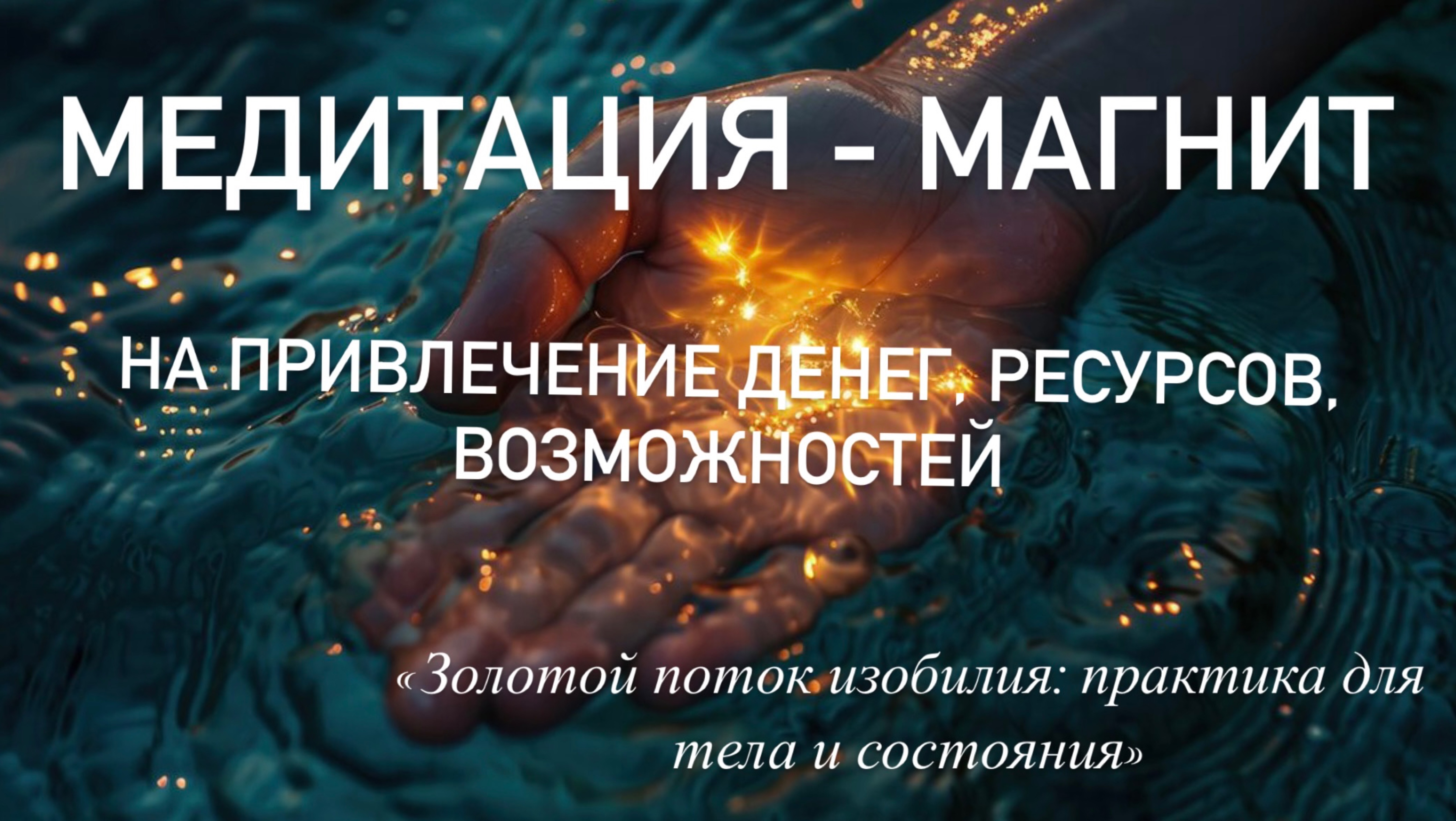 ✨ Медитация- магнит 💴✨для привлечения финансового изобилия, благополучия, денег и возможностей