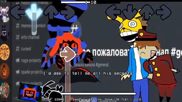 fnf mod фейковый сервер Иммет русская версия