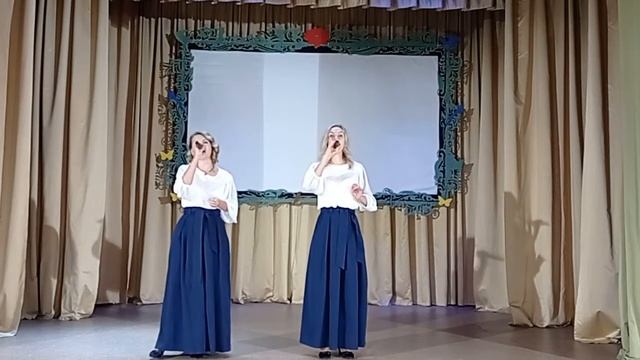 Динара Шишкина  и Кристина Заборская  "Наш край - Россия"