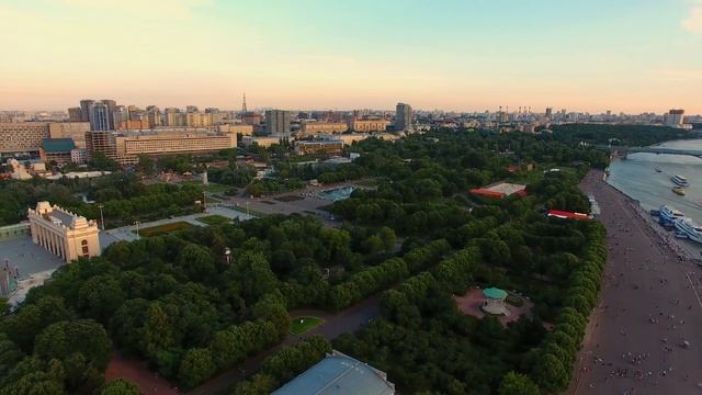 DJI сьемка Москвы