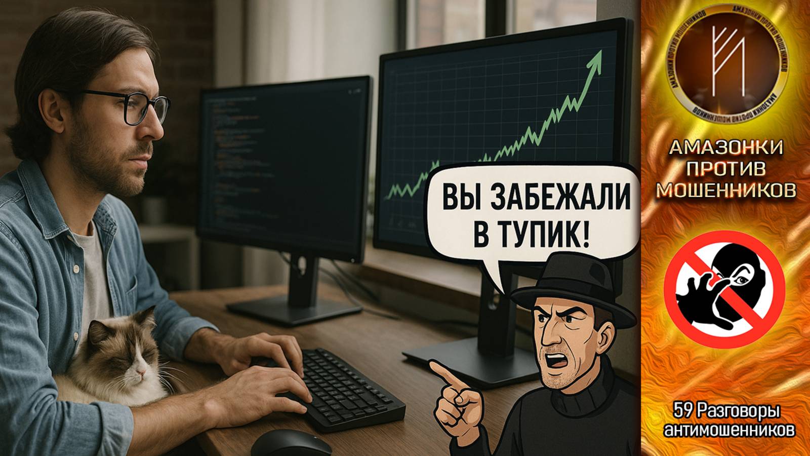 Разговоры антимошенников 59. Мошенники в тупике. Телефонное мошенничество