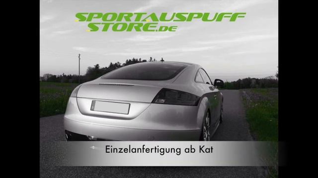 Soundfile Einzelanfertigung inkl. RennsportKats Audi TT 3.2l V6 250 PS by Sportauspuff-Store.de