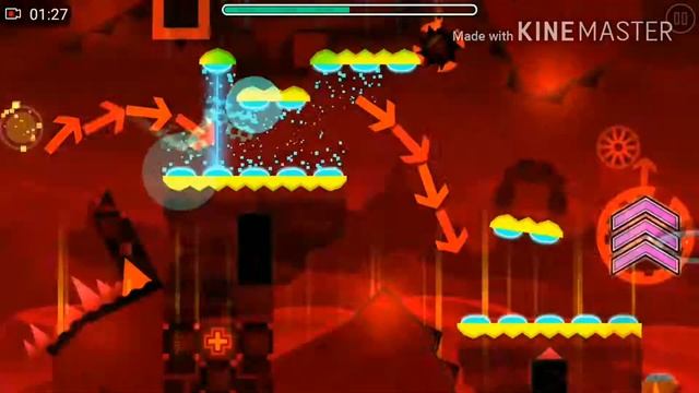 Прохождение уровня SLAM в  Geometry Dash
