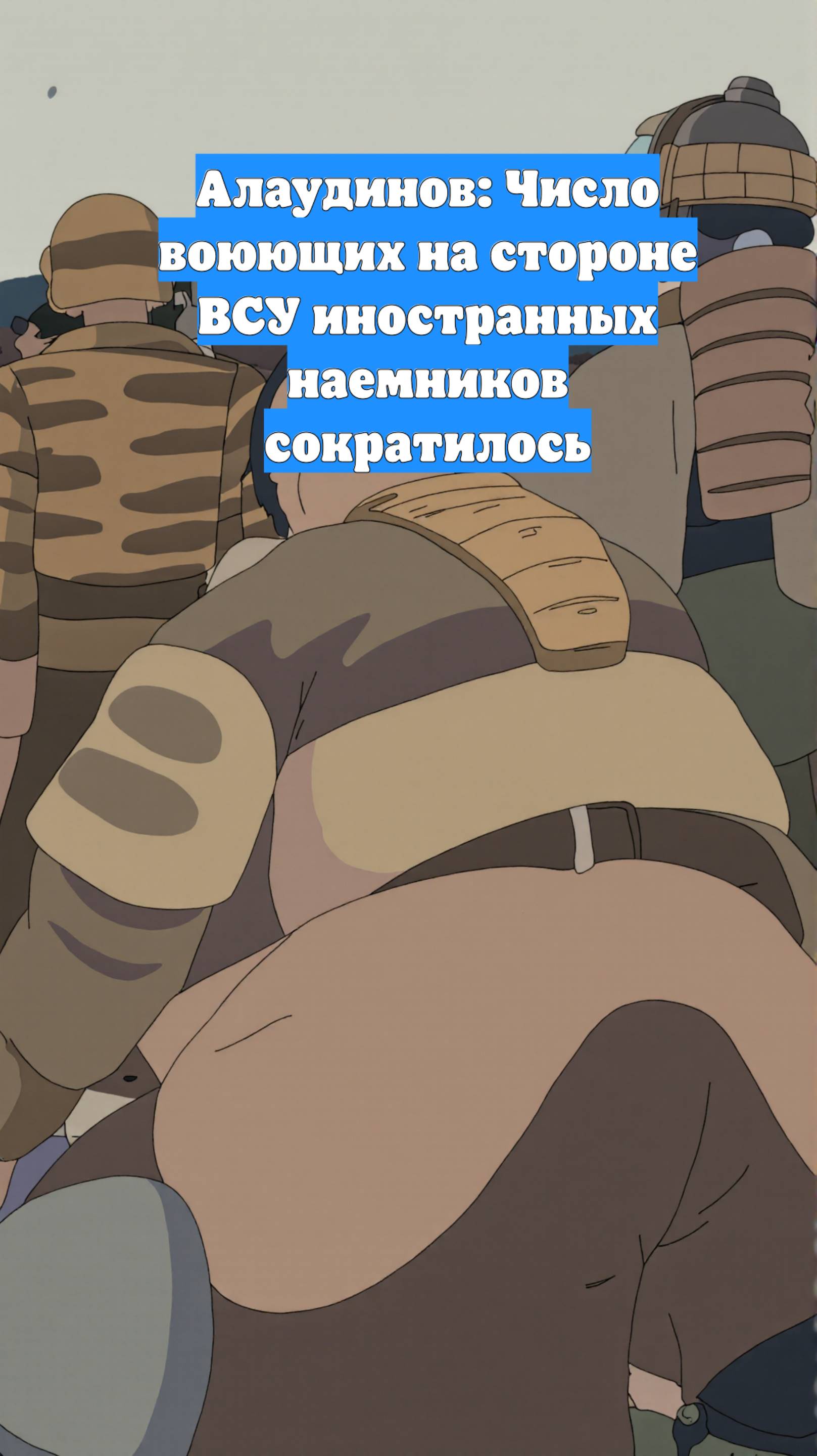 Алаудинов: Число воюющих на стороне ВСУ иностранных наемников сократилось