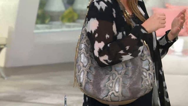 Aimee Kestenberg Half-Moon Pebble Leather Hobo - Jetta with Jill Bauer