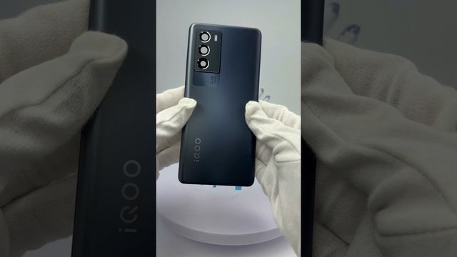 Задняя крышка для Iqoo Neo 5S (Black) со стеклом камеры (Iqoo-Neo5S-B)