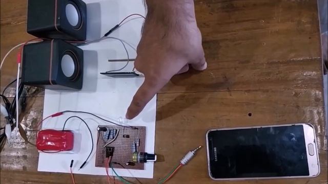 Project Circuitry of Audio Transmission Using Li-Fi