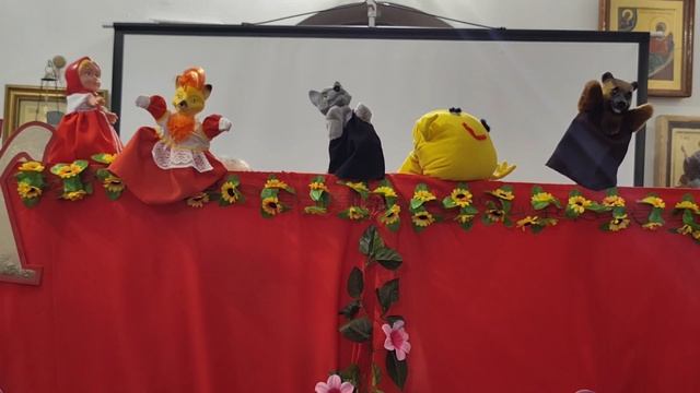 Кукольный театр: сказка "Колобок"