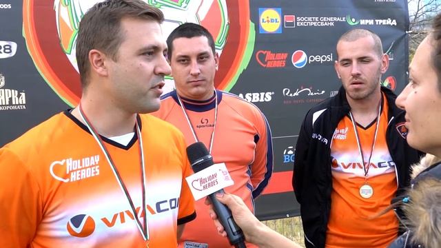 Бронзови медалисти в турнира по мини футбоол стана отбора на Vivacom