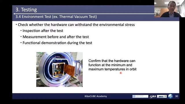 Lecture#15 Introduction to CubeSat Environmental Testing (KiboCUBE Academy)