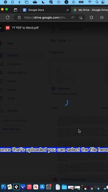 Tech Tip: Convert PDF to Word (Google Docs)