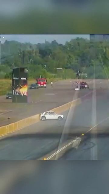 Сломался мост во время дрэг заезда #automobile #dragracing #drag #dragrace #race #драгрейсинг #lada