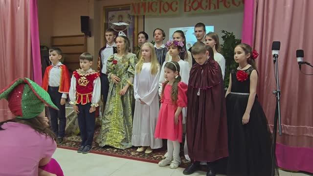"Легенда о прекраснейшей розе мира" - спектакль воскресной школы Георгиевского собора г. Одинцово