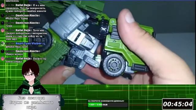 Анбоксинг: Transformers Legacy Voyager Bulkhead