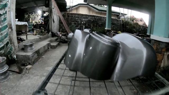 Mitsubishi Bumper Repaint Dark Silver metalic