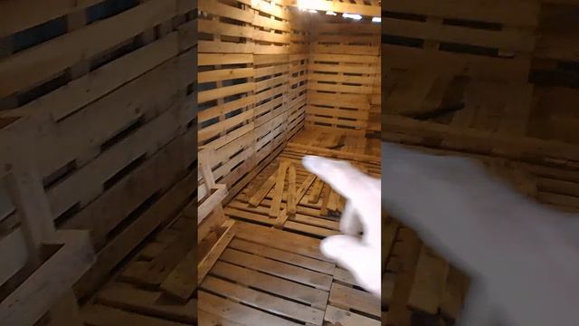 сарай из поддонов!