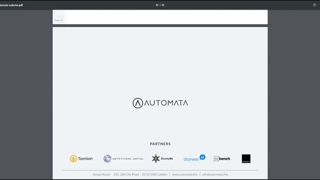 Обзор ICO Automata  - анализ и перспективы