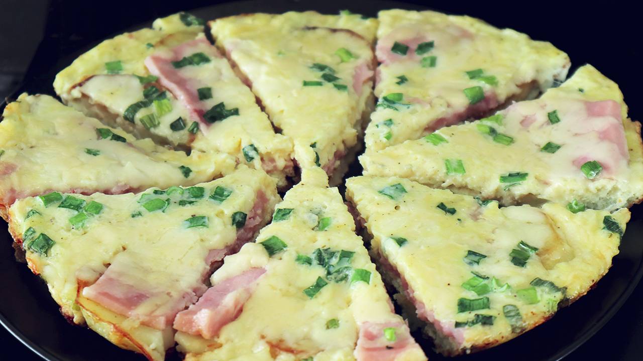 Завтрак на сковороде по деревенски. Быстро, вкусно и сытно