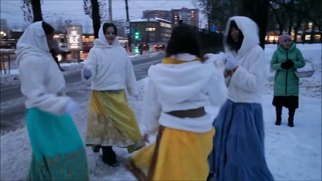 Харинама! Святое Имя плавит снег:-)