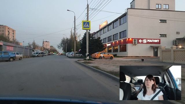 Обучение вождению. Маршрут от МРЭО до Ситилинка. Парковки и развороты как на экзамене. Часть вторая