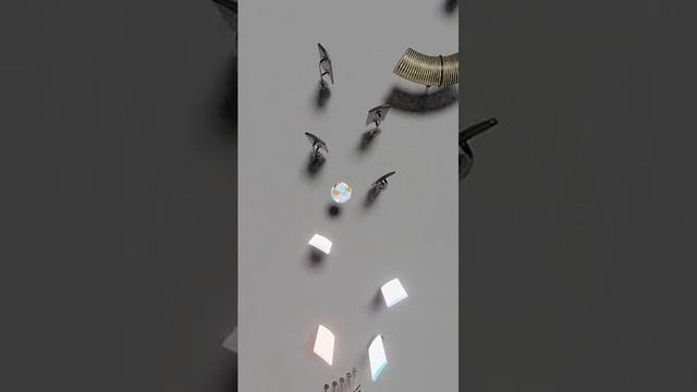 Did you recognize this song#musicball #satifyingvideo #blender