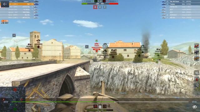 World of Tank - Blitz T30 Game Play Against TierX! Solo Carry with more than 5k damage