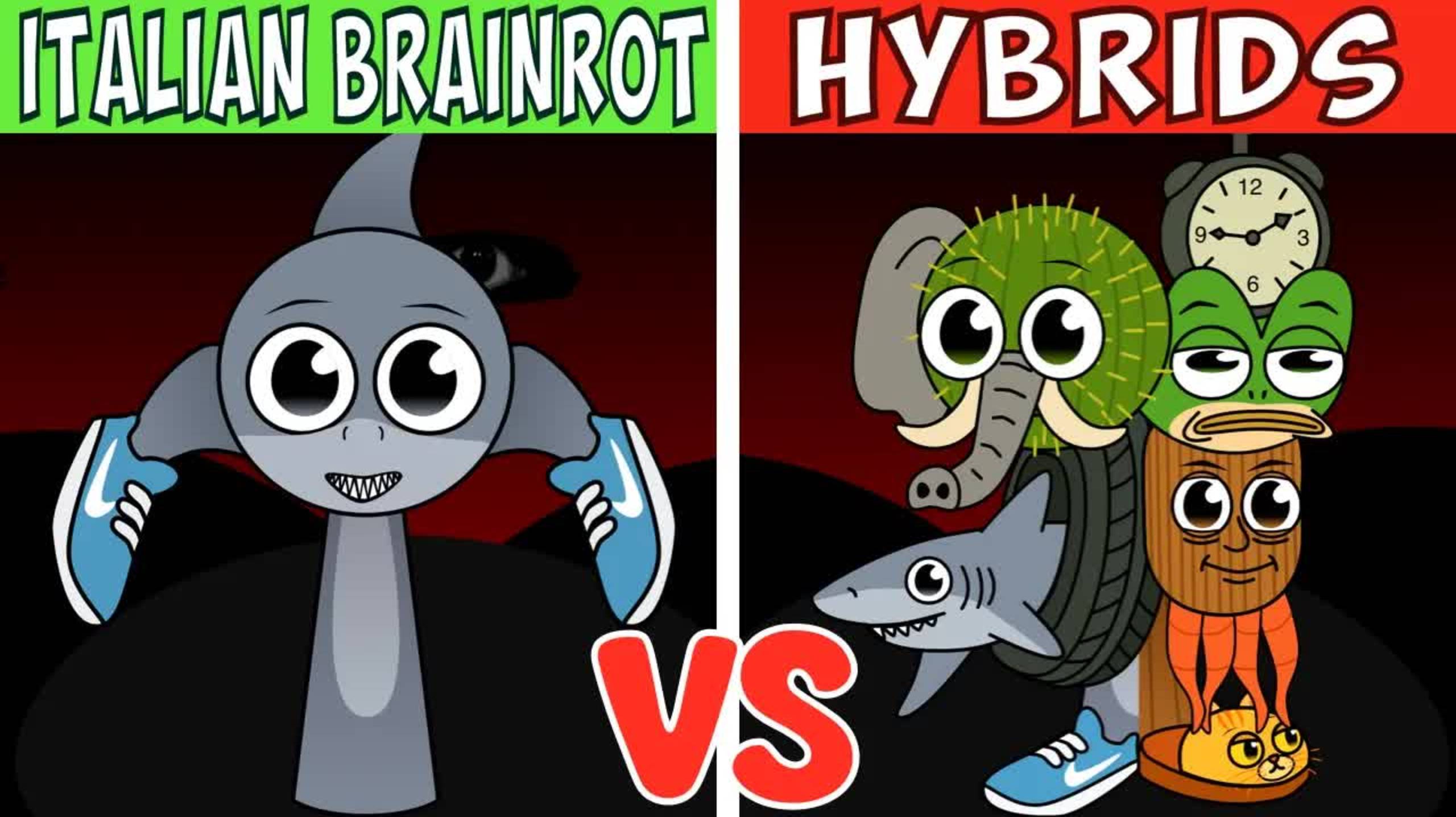 Суперсемейка Спрунки | Замененный ИТАЛЬЯНСКИЙ BRAINROT НА ГИБРИДЫ