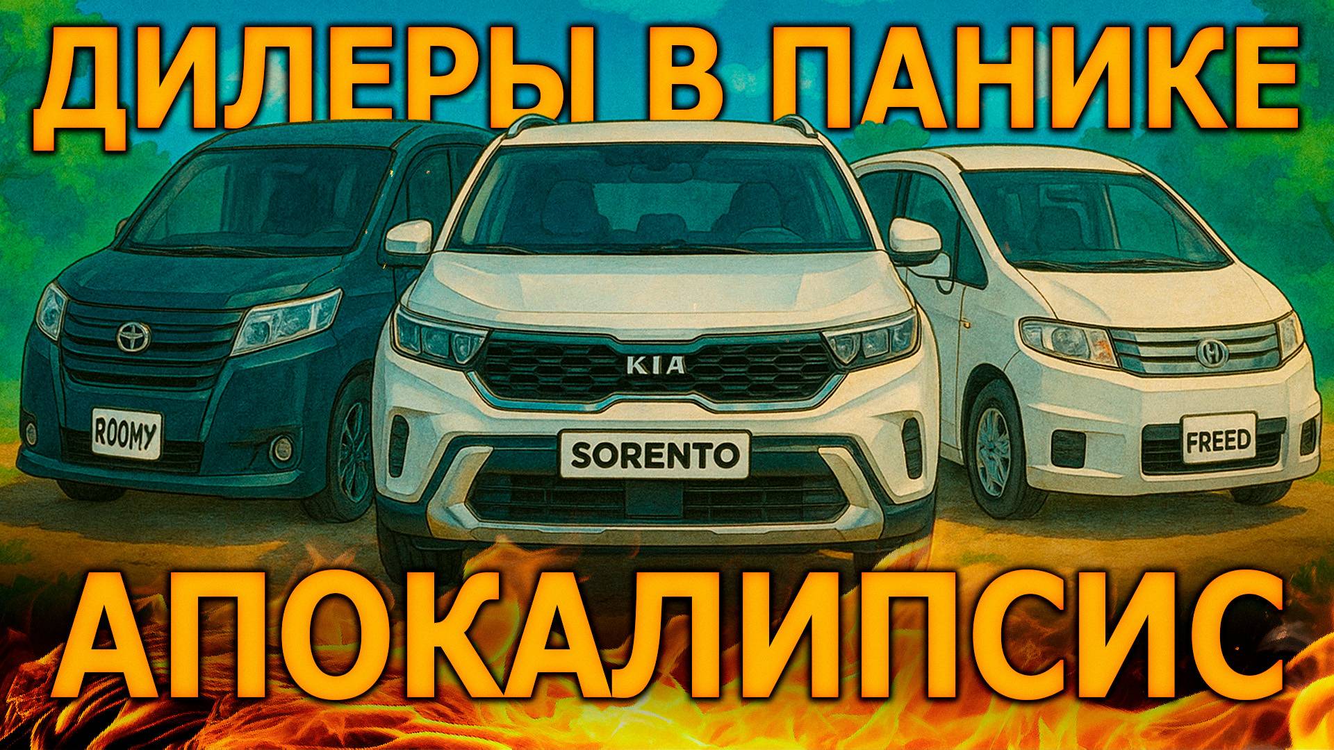 Автомобили везут под заказ, на местном рынке, ничего не покупают!
