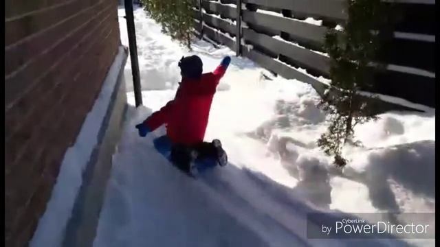 Часть 1. Снежная горка.😜