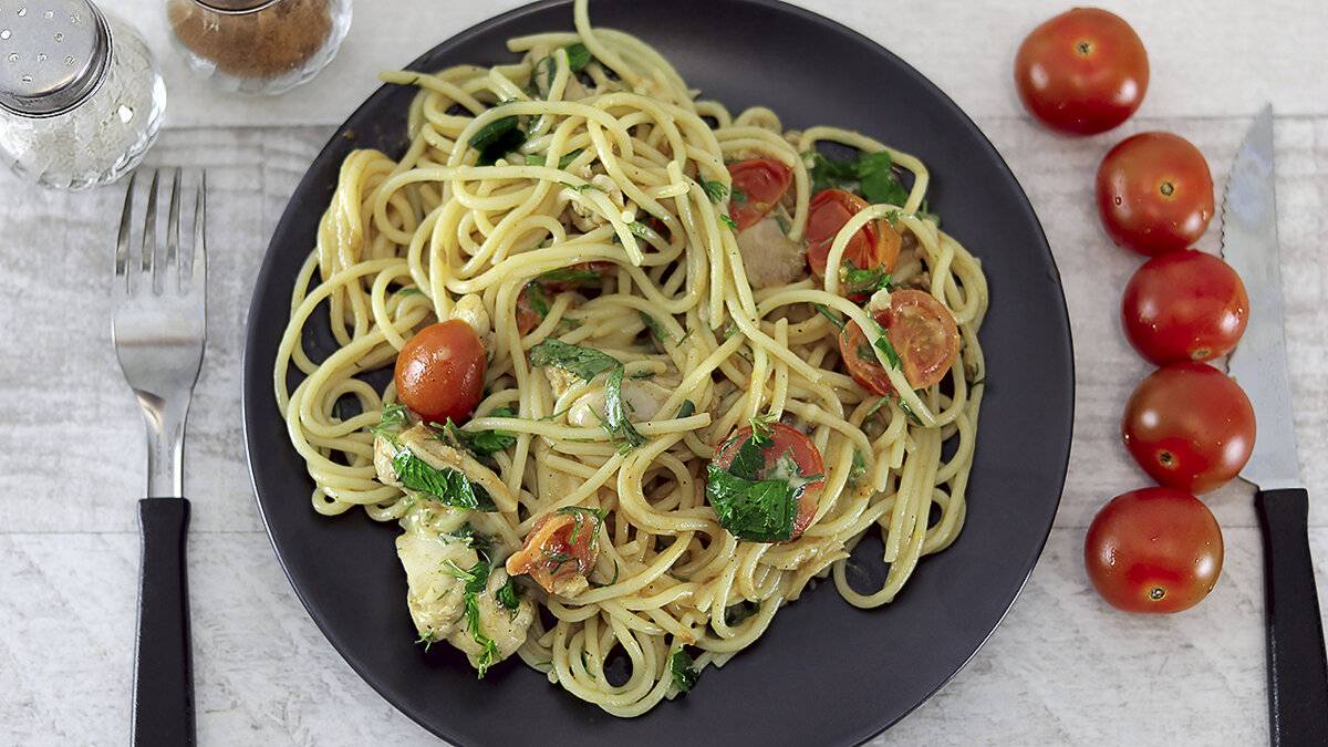 Спагетти на ужин. Вкусный и простой ужин для всей семьи