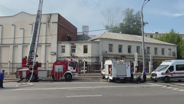 Fire in Moscow. July 07, 2022