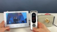 Обзор Комплект видеодомофона Ps-Link KIT-742EB