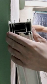 Установка доборов окон ПВХ