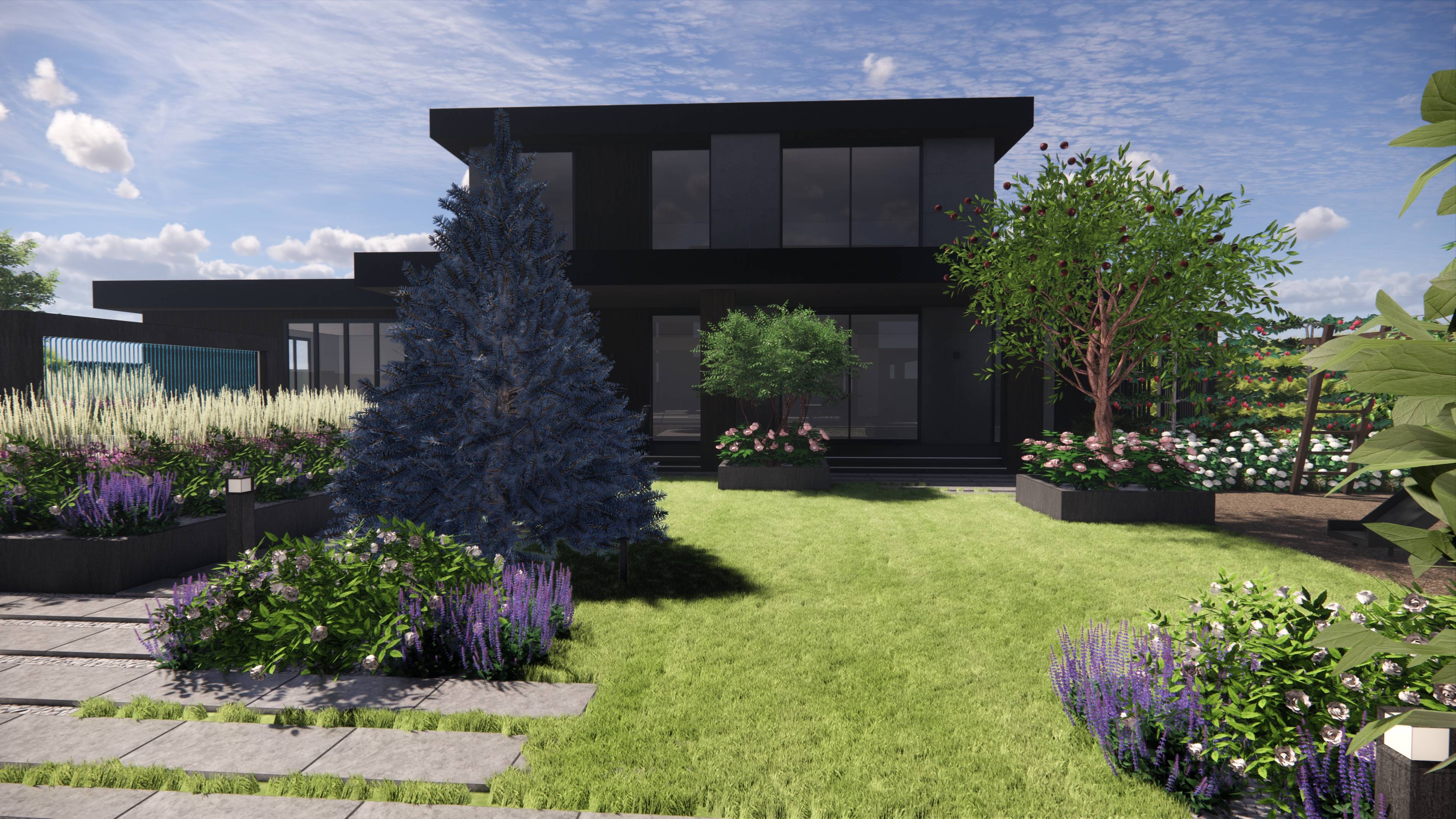 08-Облет вокруг участка в Петергофских дачах