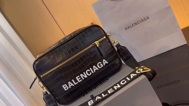 Balenciaga's latest catwalk camera bag