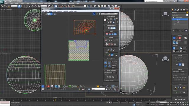 3ds max Modeling UVW Map Transform Components